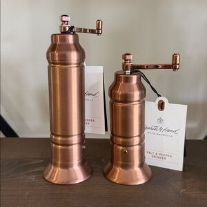 Hearth & Hand Copper Salt and Pepper Grinders
